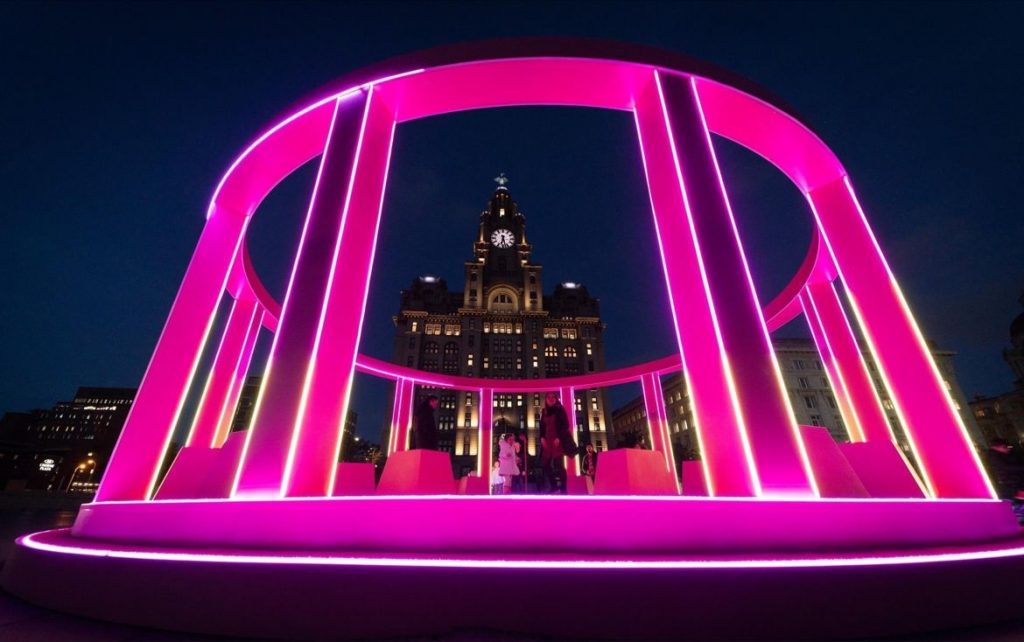 Baltic provides street wide WiFi during Liverpool's River of Light Festival.